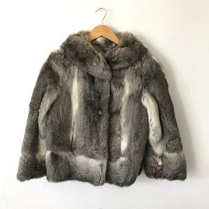 REAL FUR COAT - VINTAGE - PRICED TO SELL